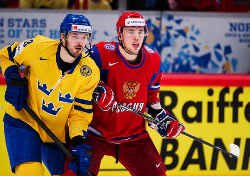 Niklas Persson, Sverige, och Alexei Yemelin, Ryssland