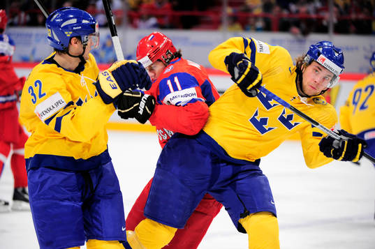 MArcus KRüger, Sverige och Yevgeni Malkin, ryssland