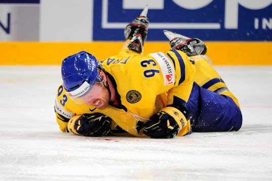 Johan Franzén, Sverige, skada