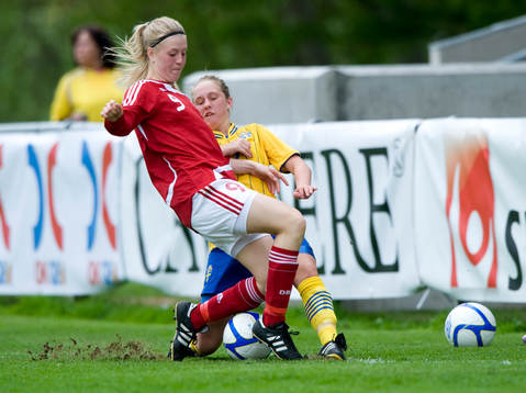 Fotboll, F16, Sverige - Danmark