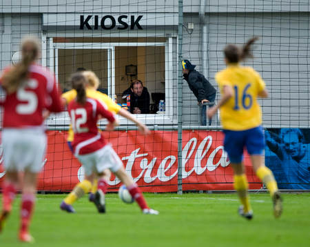 Fotboll, F16, Sverige - Danmark