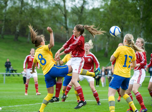 Fotboll, F16, Sverige - Danmark
