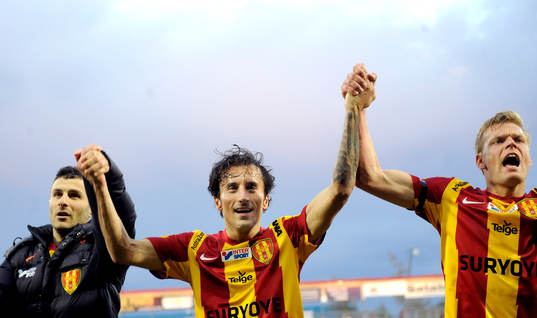 Louay Chanko, Sharbel Touma och Johan Arneng, Syrianska