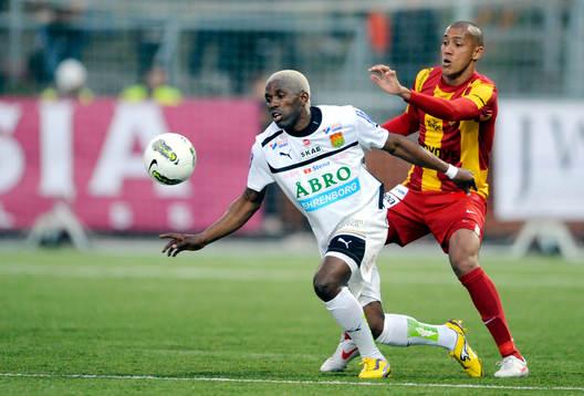 Erik Bassombeng, GAIS och Alessandro Silva Perreira,