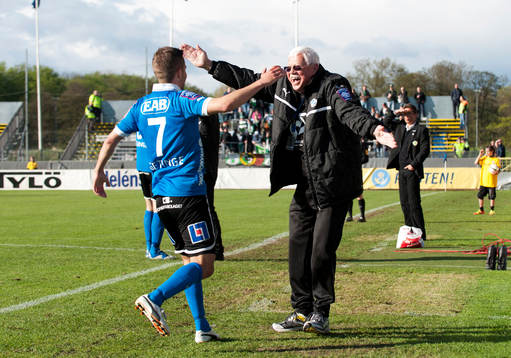 Kristinn Steinthórsson, Halmstad, jubel