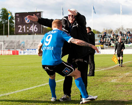Kristinn Steinthórsson, Halmstad, jubel