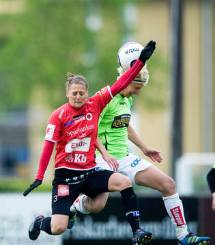Nickduell, Therese Björck, Kristianstad och Lisa Ek,