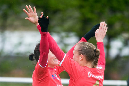Måljubel, Susanne Moberg och Therese Andersson,