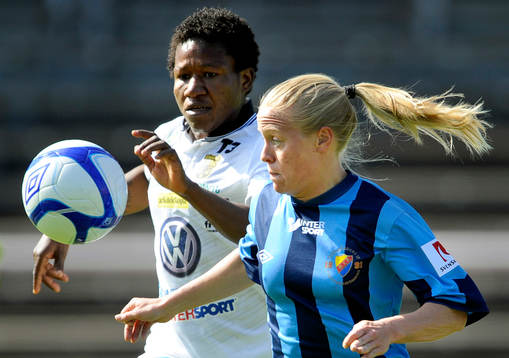 Mia Jalkerud, Djurgården och Rita Chikwelu, Umeå
