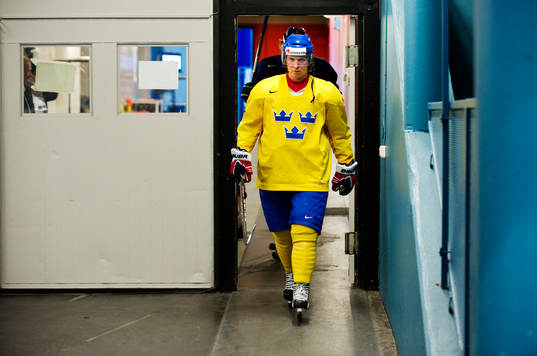 Bläddra bland fler bilder av Ishockey, VM, Sverige, värmning