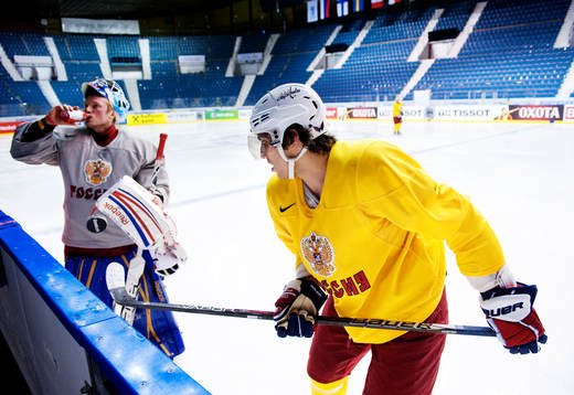 Alexander Ovechkin tränade oväntat