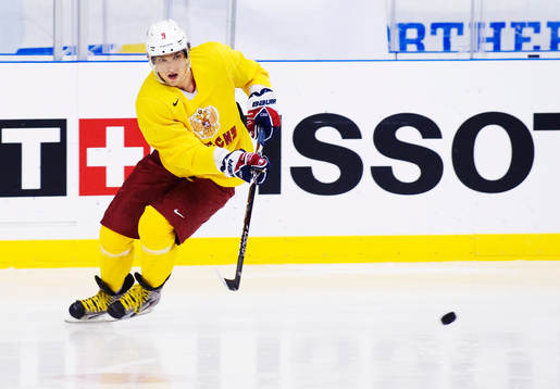 Alexander Ovechkin tränade oväntat