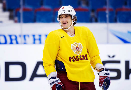 Alexander Ovechkin tränade oväntat