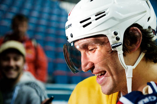 Alexander Ovechkin tränade oväntat