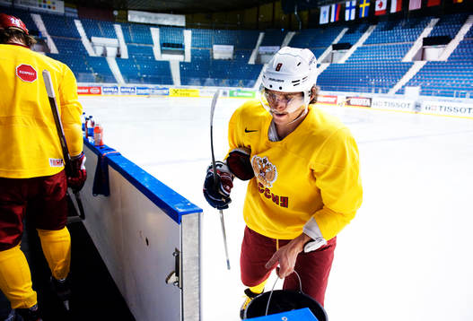 Alexander Ovechkin tränade oväntat