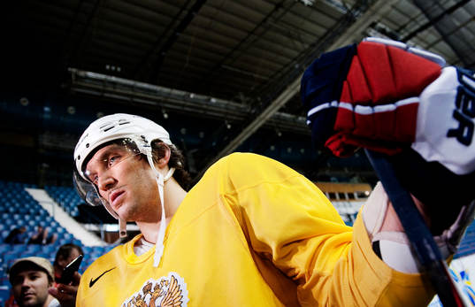 Alexander Ovechkin tränade oväntat