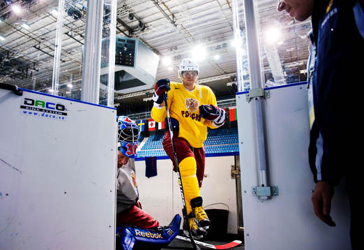 Alexander Ovechkin tränade oväntat