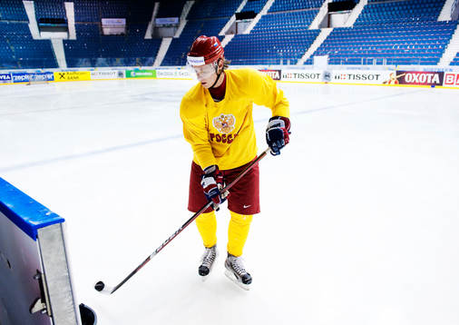 Alexander Semin tränade oväntat