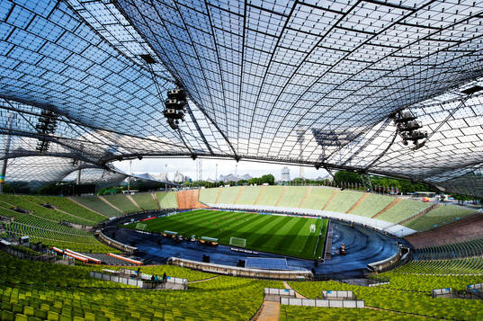 Olypiastadion München, interiör, arena