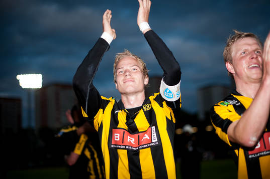 Oscar Lewicki, David Frölund, Häcken, jubel