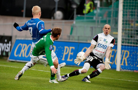 Mattias Adelstam, Trelleborg gör 1-0 bakom Gerhard