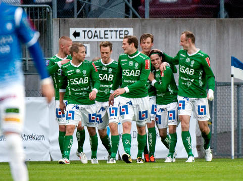 Robbin Sellin, Brage 1-1. Jubel