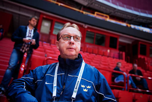 Bläddra bland fler bilder av Ishockey, VM, träning, Sverige