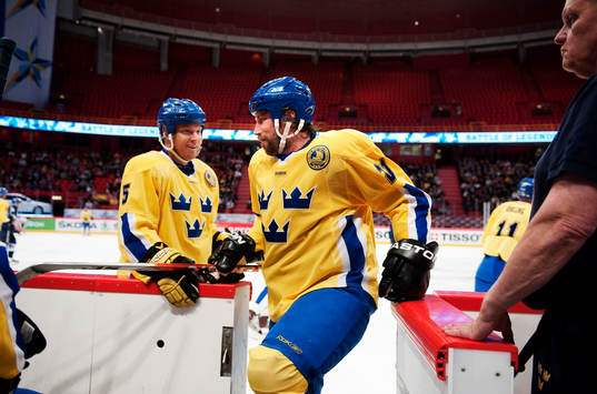 Patrik Juhlin och Peter Forsberg, Sverige