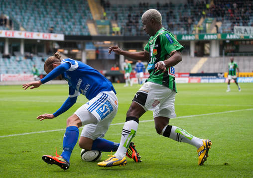 Fredric Jonson, GIF Sundsvall. Eric Bassombeng, GAIS
