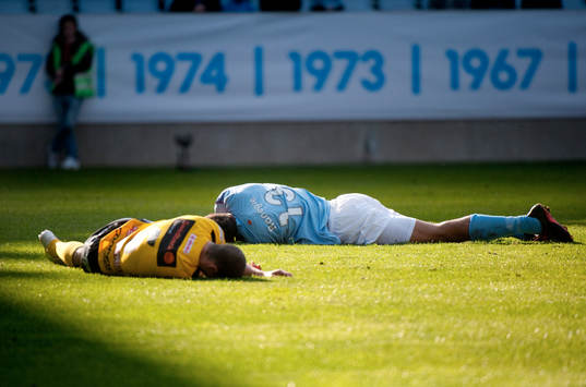 Jon Jönsson, Elfsborg och Mathias Ranégie, Malmö nickar