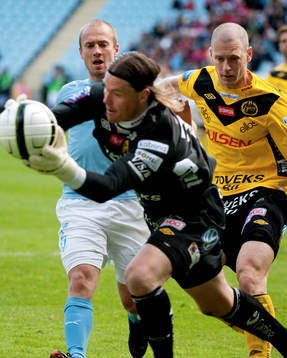 Daniel Larsson, Malmö hinner inte fram. Andreas