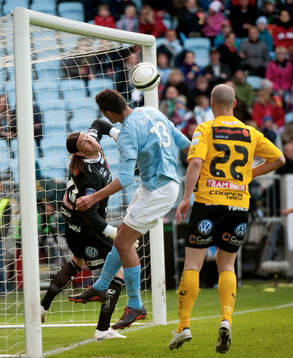 Kenneth Höje, Elfsborg och Mathias Ranégie, Malmö