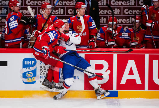 Bläddra bland fler bilder av Ishockey, VM, kvartsfinal, Ryssland - Norge