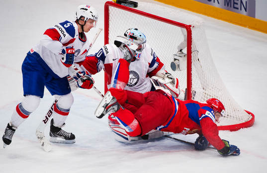 Juha Kaunismäki, Norge, tacklar Nikolai Kulyomin, Ryssland