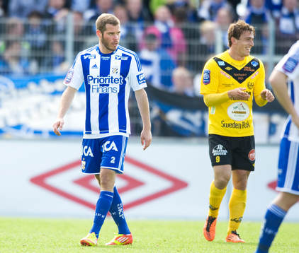 1-0 Erton Fejzullahu, Mjällby, som fick passningen av Emil