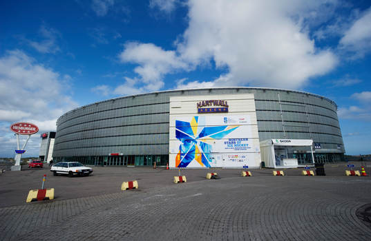 Hartwall Arena i Helsingfors, spelplats för ishockey-VM
