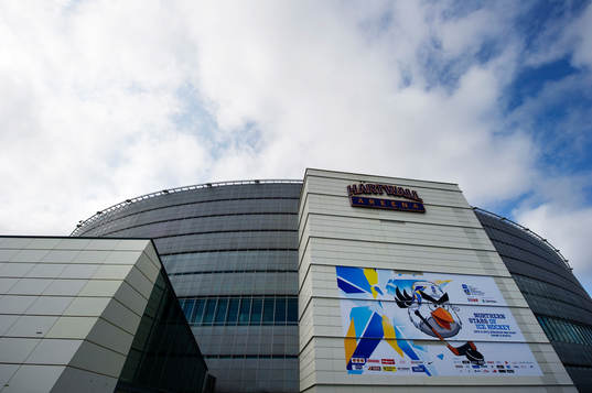 Hartwall Arena i Helsingfors, spelplats för ishockey-VM