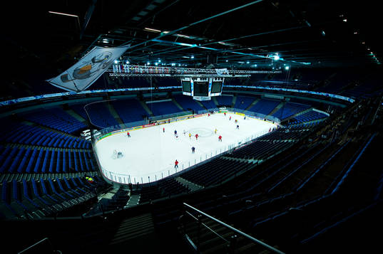 Hartwall Arena i Helsingfors, spelplats för ishockey-VM