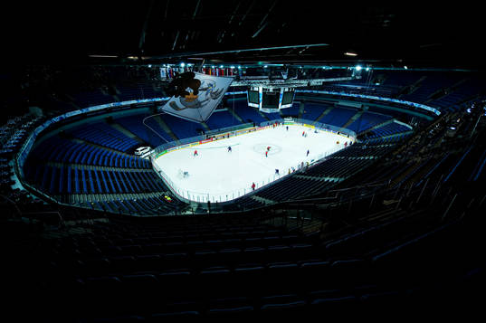 Hartwall Arena i Helsingfors, spelplats för ishockey-VM