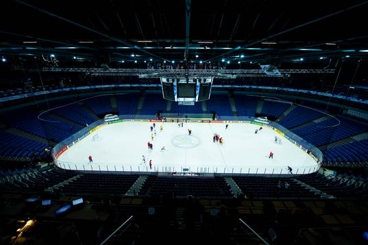 Hartwall Arena i Helsingfors, spelplats för ishockey-VM