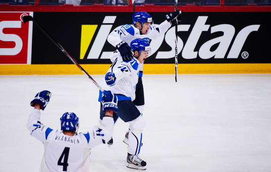 Ossi Väänänen, Janne Niskala och Antti Pihlström,
