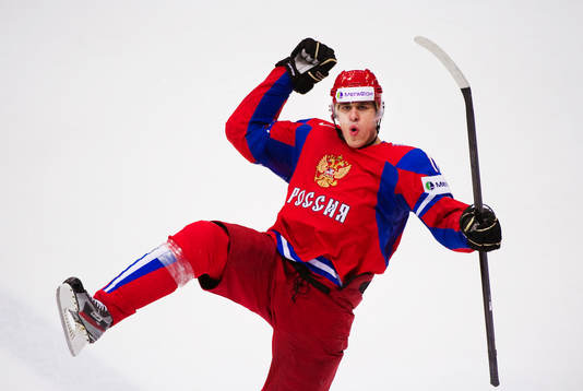 Yevgeni Malkin, Ryssland, jublar