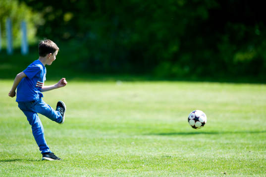 Pojke, pojkar, fotboll, mål, fotbollsmål, lek