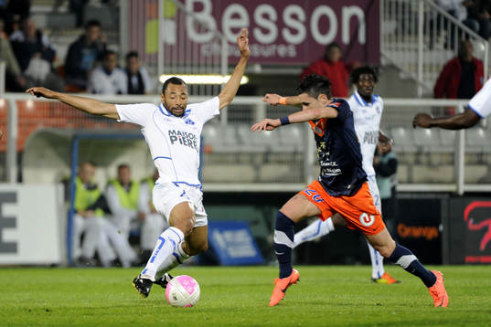 EDOUARD CISSE, Auxerre och REMY CABELLA, Montpellier
