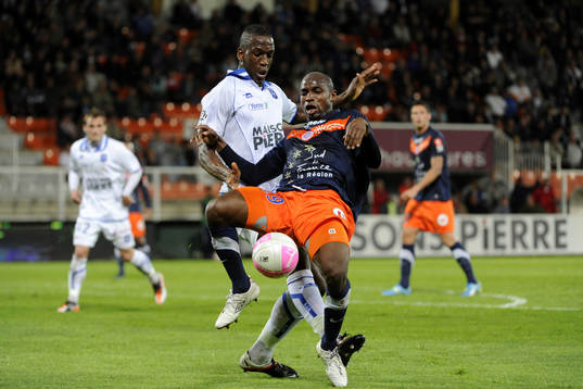 WILLY BOLY, Auxerre och SOULEYMANE CAMARA, Montpellier