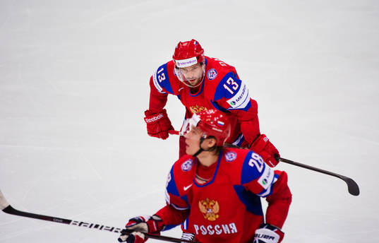 Pavel Datsyuk och Alexander Syomin, Ryssland