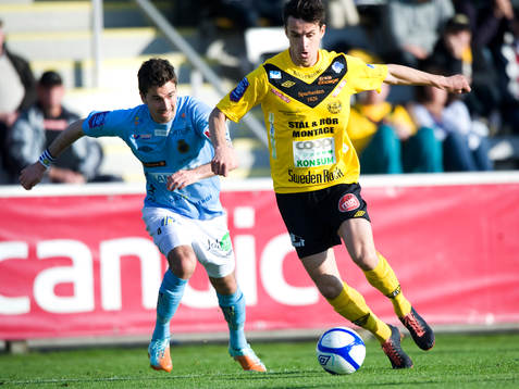 Haris Radetinac, Mjällby och Sebastian Senatore, Gefle