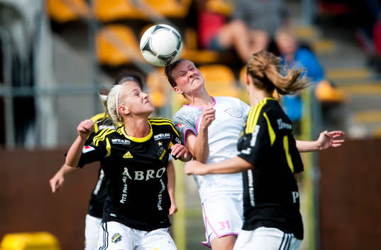 Sarah Fredriksson, AIK och Anja Mittag, Malmö