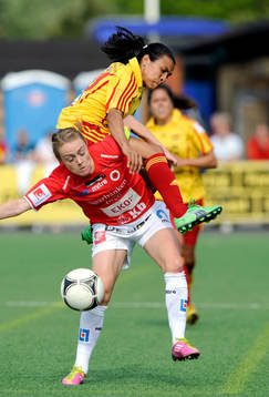 Emelie Johnsson, Kristianstad och Marta Vieira da Silva,