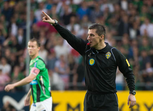 Bojan Pandzic fick hoppa in som huvuddomare (domare)